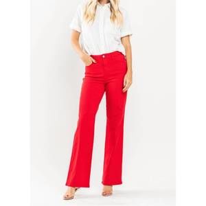 Judy Blue Red Straight Leg Jeans